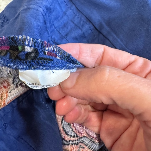 J crew blue & Orange floral cotton shorts - Picture 15 of 15